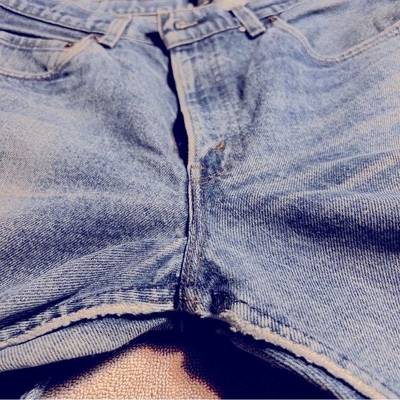 Vintage 1984 505 Levi’s Jeans Faded Blue Size 36x32 - Picture 10 of 16